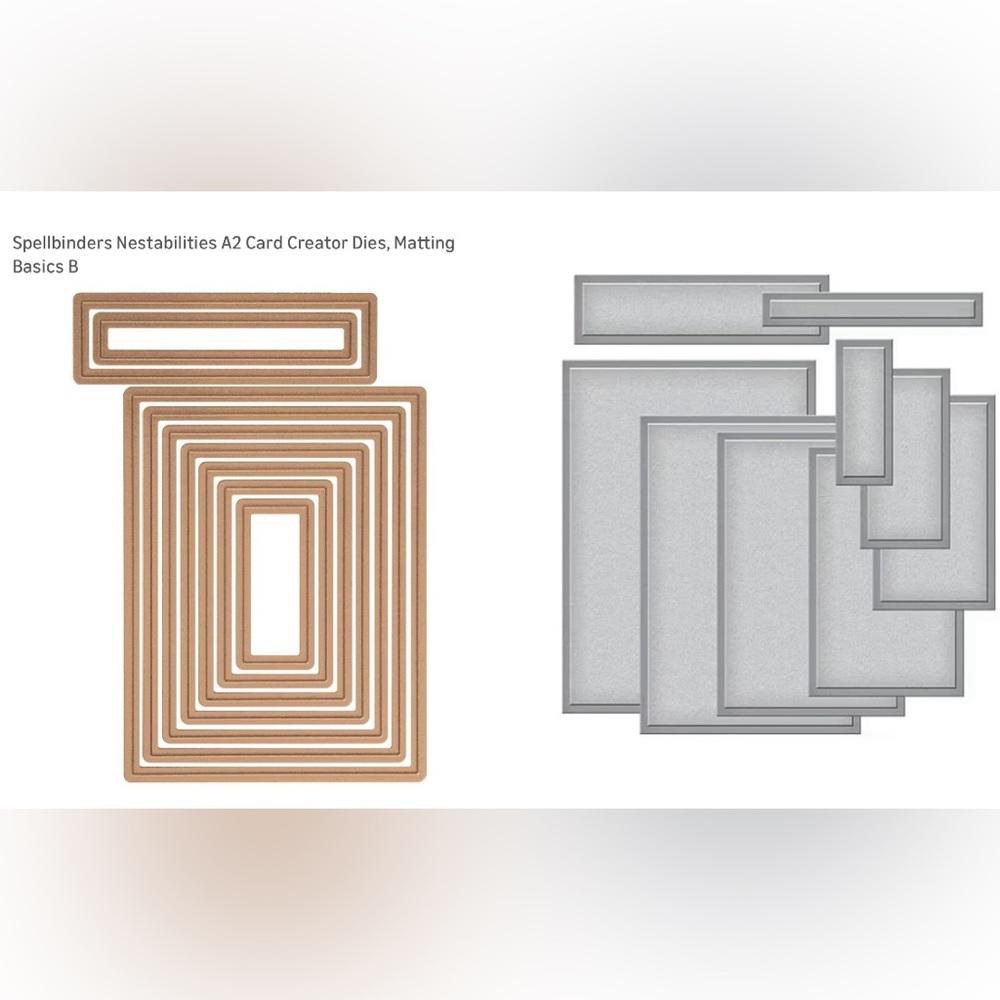 Card Creator A-2 Matting die-cut (Basic B)